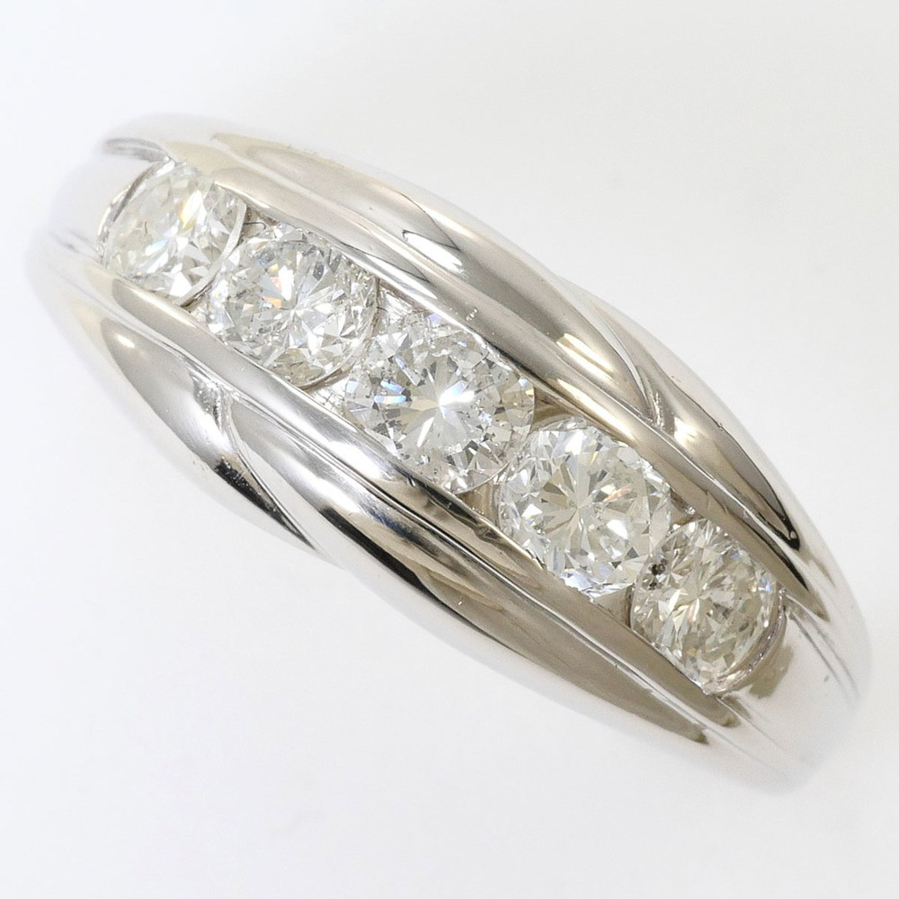 VINTAGE Silver Diamond Ring